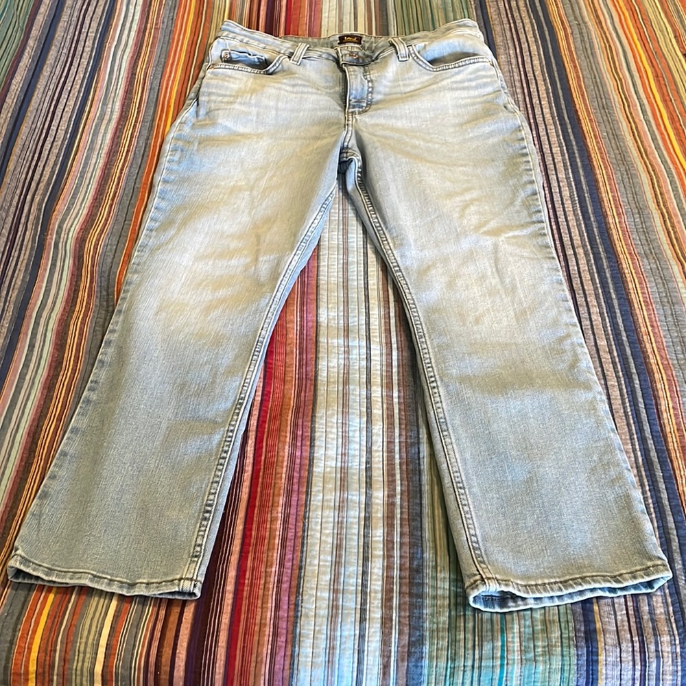 Lee straight leg jeans 14 petite